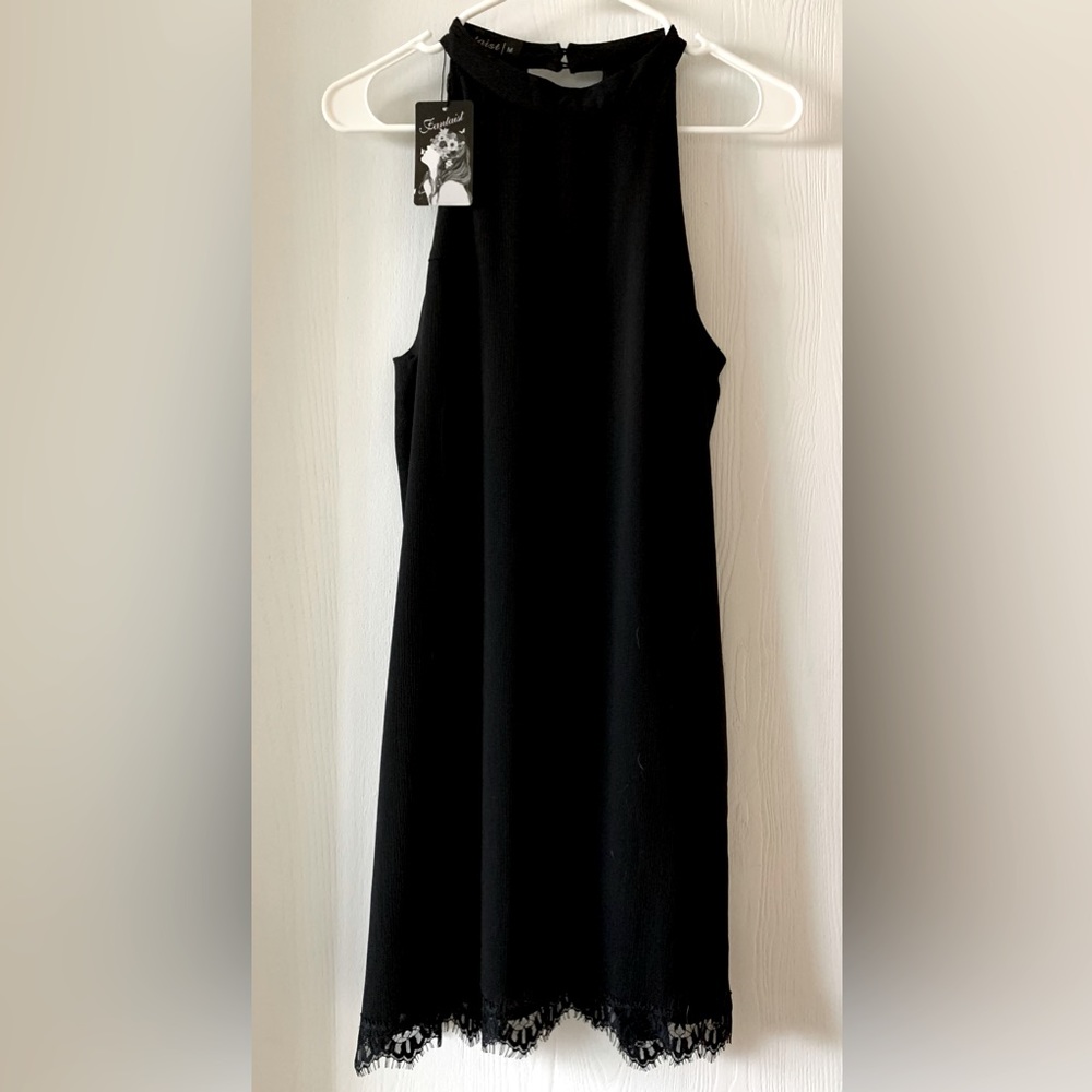 Lace Trim Dress